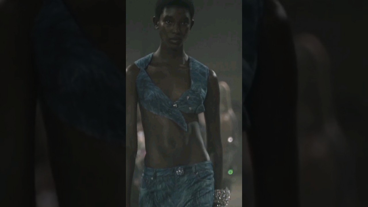 DOMINICAN DOLL! Laura Reyes at the AREA Fall/Winter 2023-2024 show in New York City (September 2023)