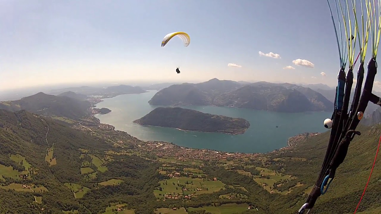 Primo volo in Parapendio sul Lago di Iseo