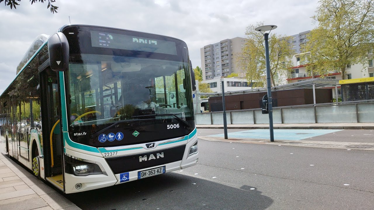 Bus - MAN Lion's City 12 G n°5006 Ligne 59 entre Henri Fréville et Bruz Gare