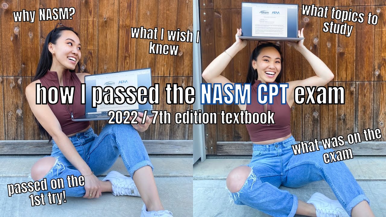 HOW I PASSED THE NASM CPT EXAM | 7th edition textbook, my top tips, exam topics I saw, my experience