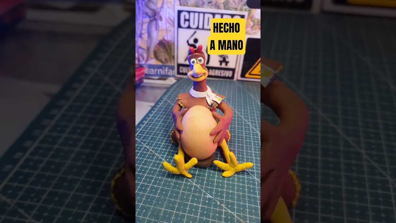 C&oacute;mo Hice a Ginger de Pollitos en Fuga con Plastilina | Escultura Paso a Paso #clay #plastilina