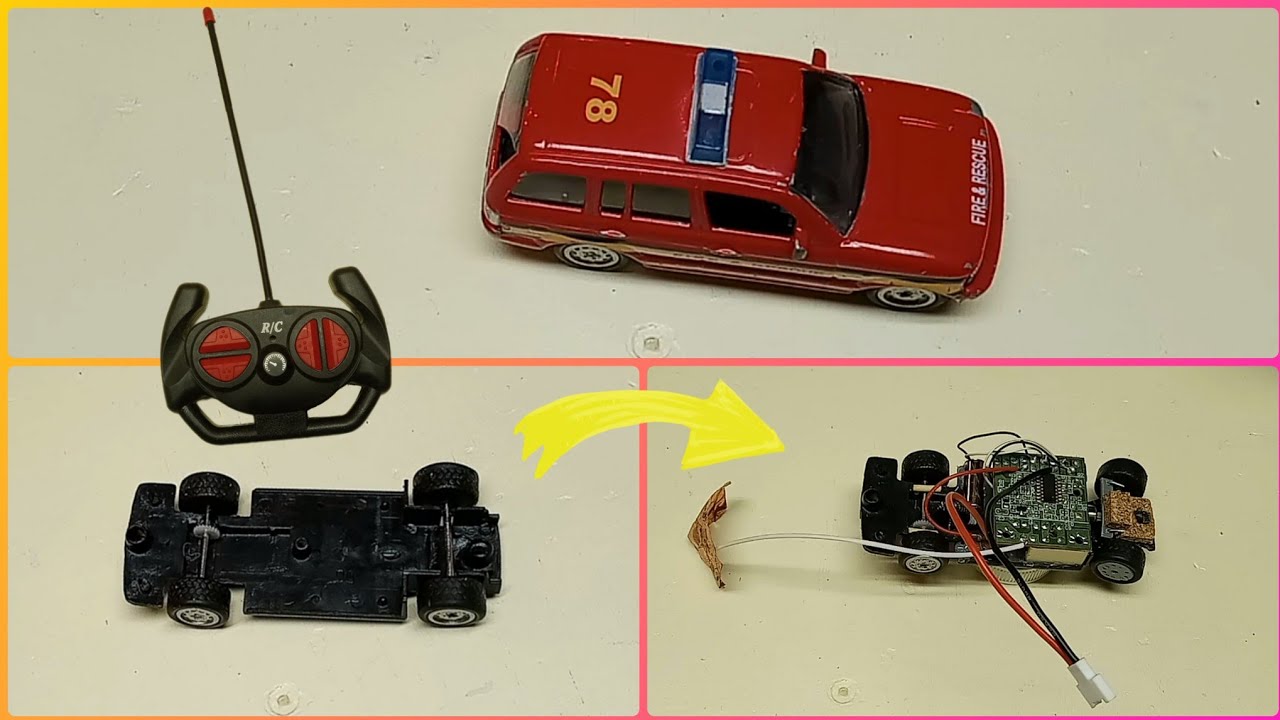 I made an 1:43 RC car!!