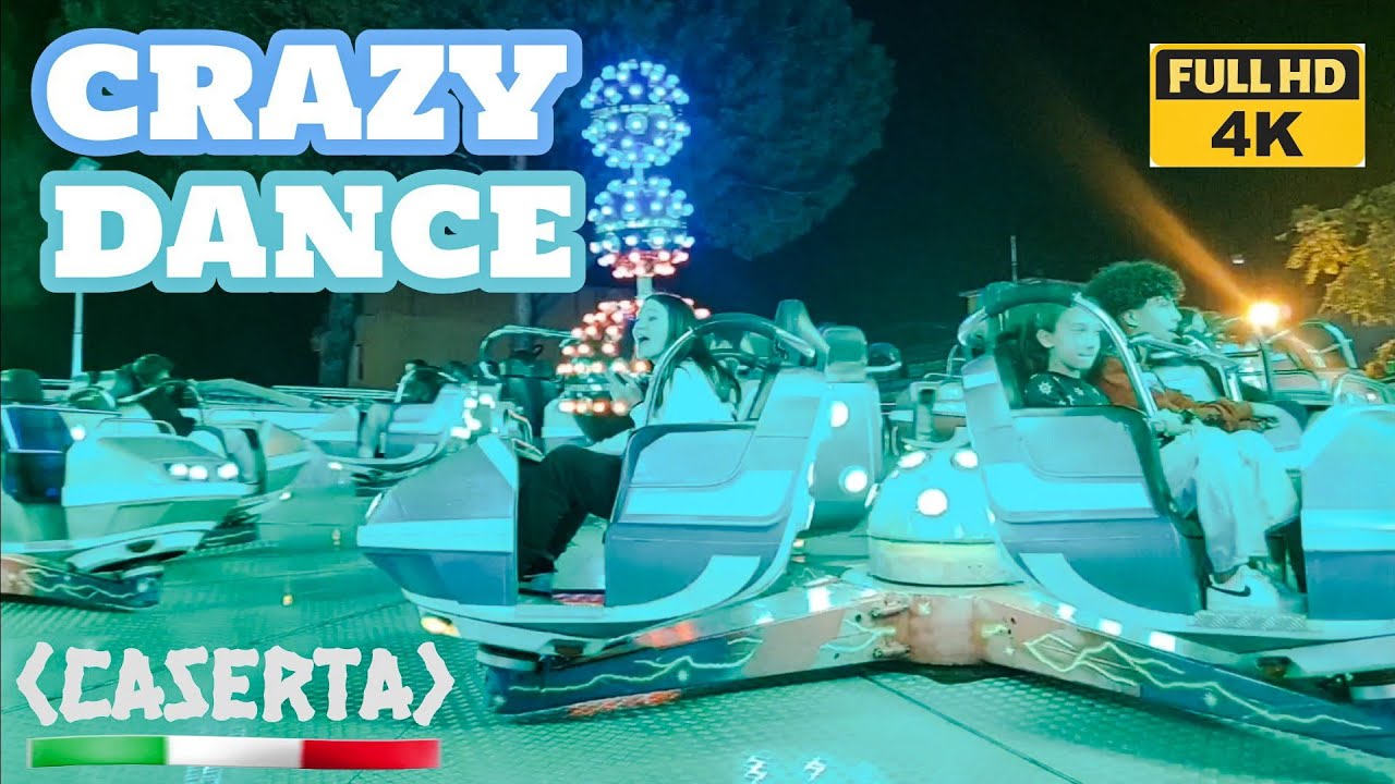 CRAZY DANCE Maddaloni 🇮🇹 Giostre/Rides 2022 [4k] Caserta