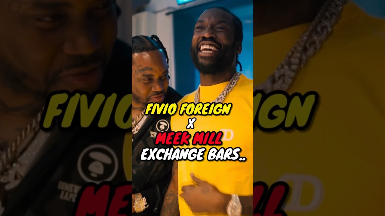 Fivio Foreign & Meek Mill in studio unreleased footage **LEAKED** #fivioforeign #freestyle #viral