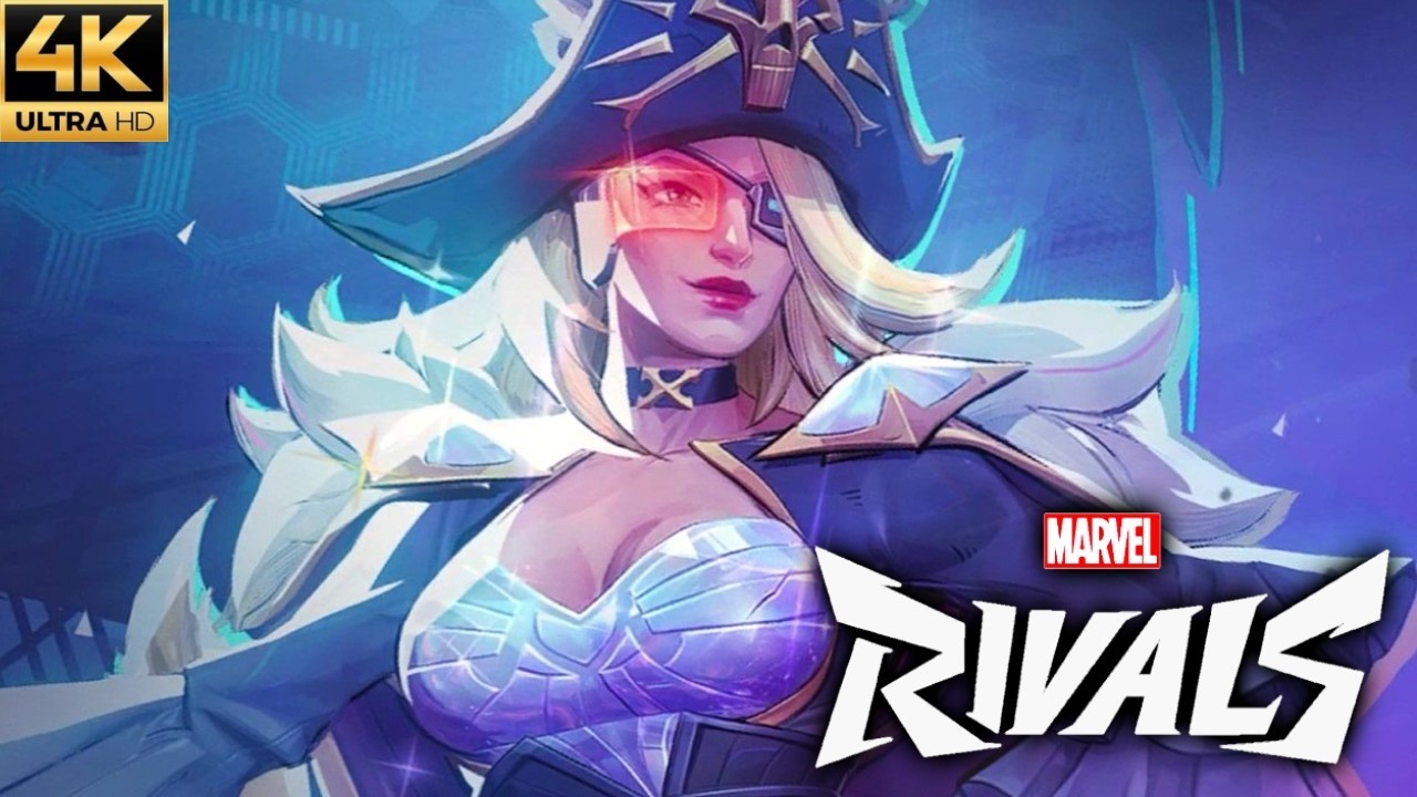 Marvel Rivals - Emma Frost (Black Queen of The Marauders Skin) Gameplay Showcase (4K 60FPS)