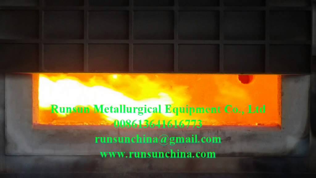 Perfect regenerative burner flame for twin chamber melting furnace-runsun