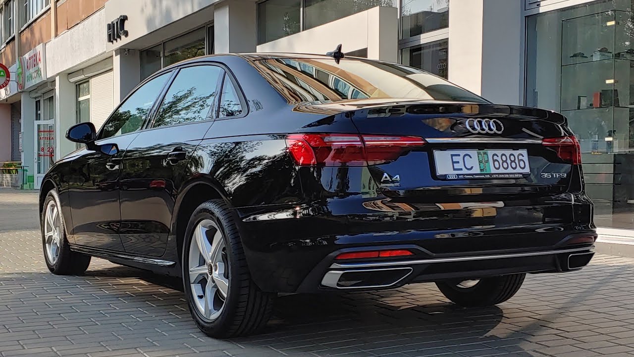 Новая Audi A4 B9 Рестайлинг 2021 года Полный Обзор Внешнего Вида и Салона