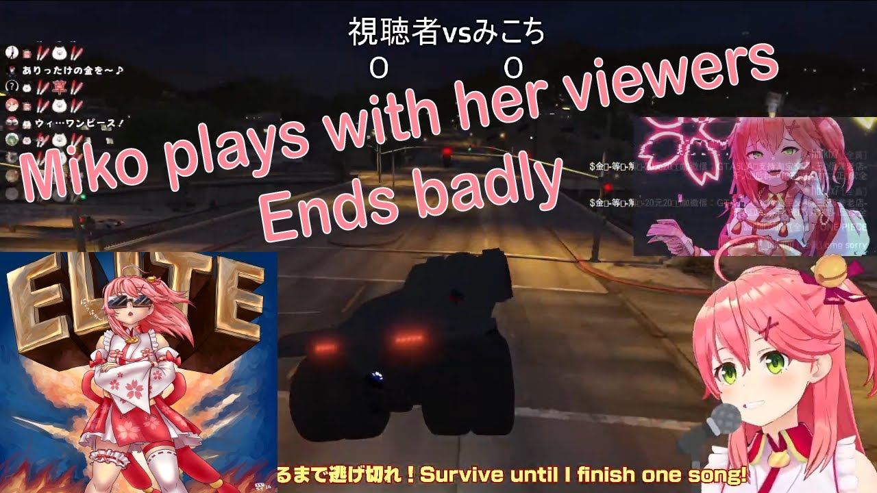 Sakura Miko Plays Against Her Viewers in GTA Online