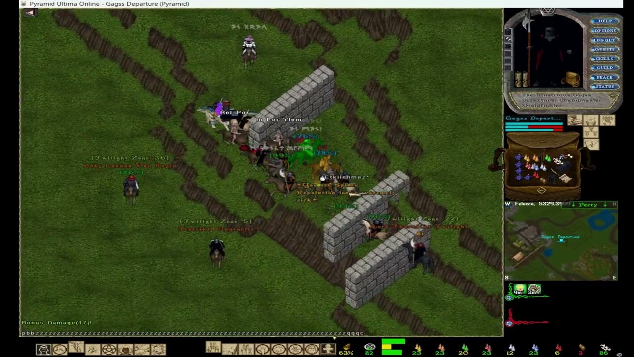 Departure & The Expendables Ultima Online Pyramid UO action  #pyramiduo     #ultimaonline