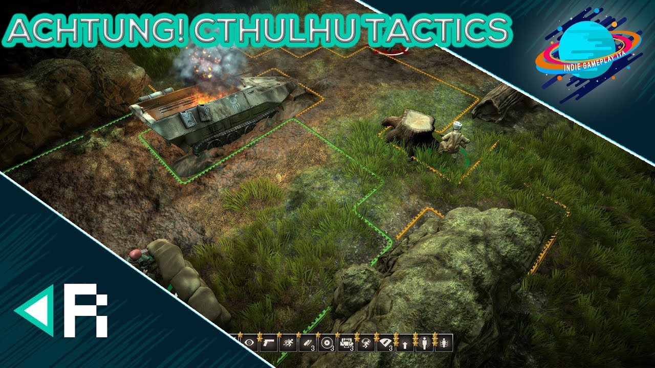 Achtung! Cthulhu Tactics Gameplay ita
