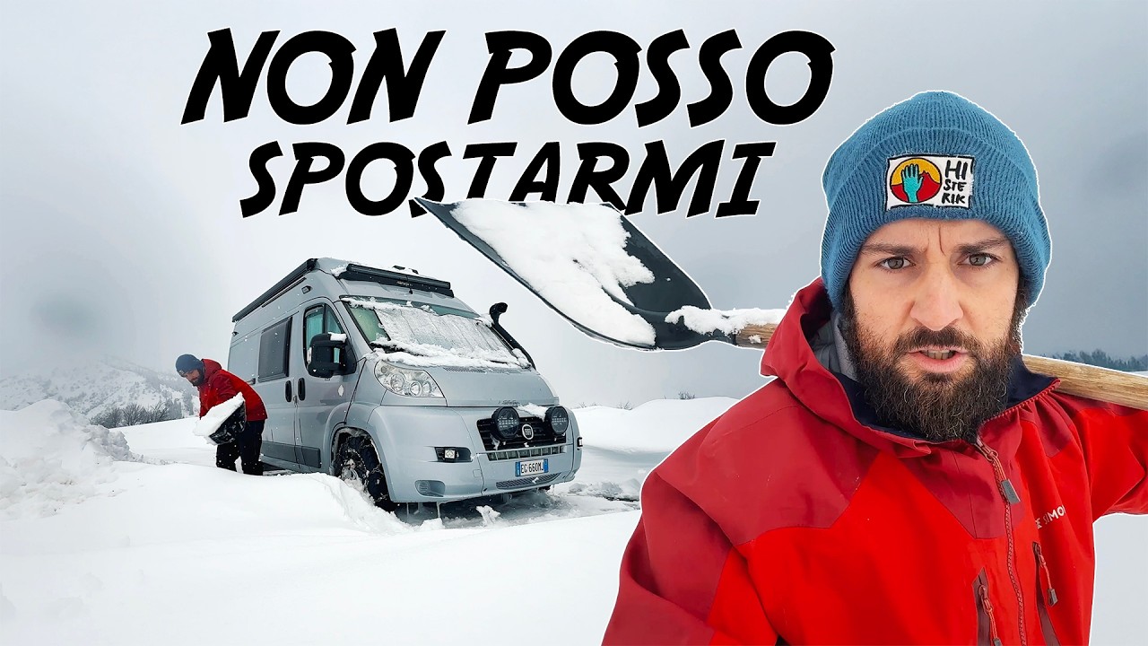 BLOCCATO sotto UN METRO DI NEVE! 😱​
