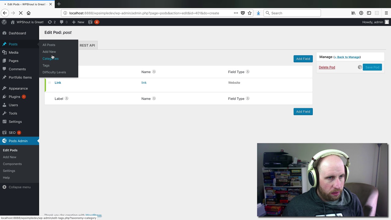 Creating Custom Fields Interfaces with Pods