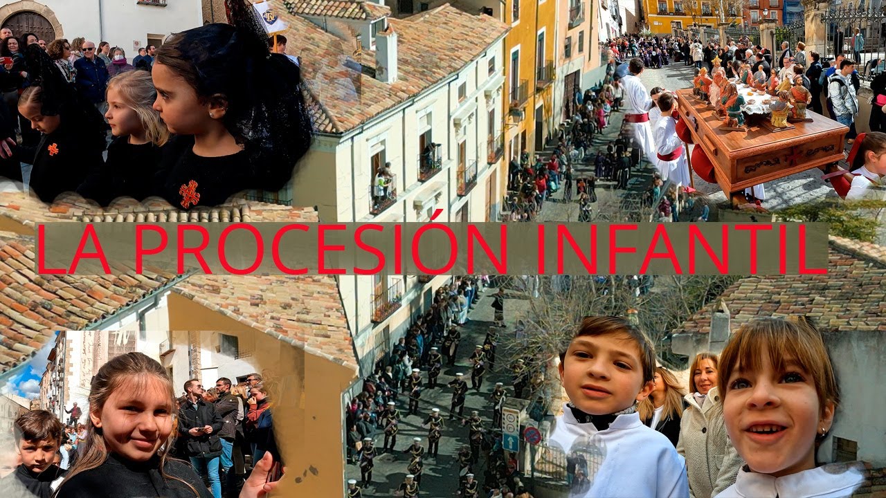 Procesión Infantil, 2023, en Cuenca