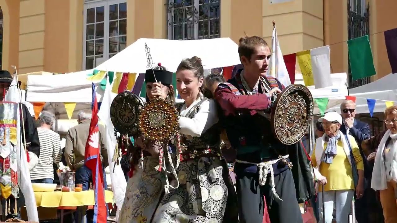 Demonstration des arts martiaux himalayens - Fête des cultures Vence 2024- Association Kyung