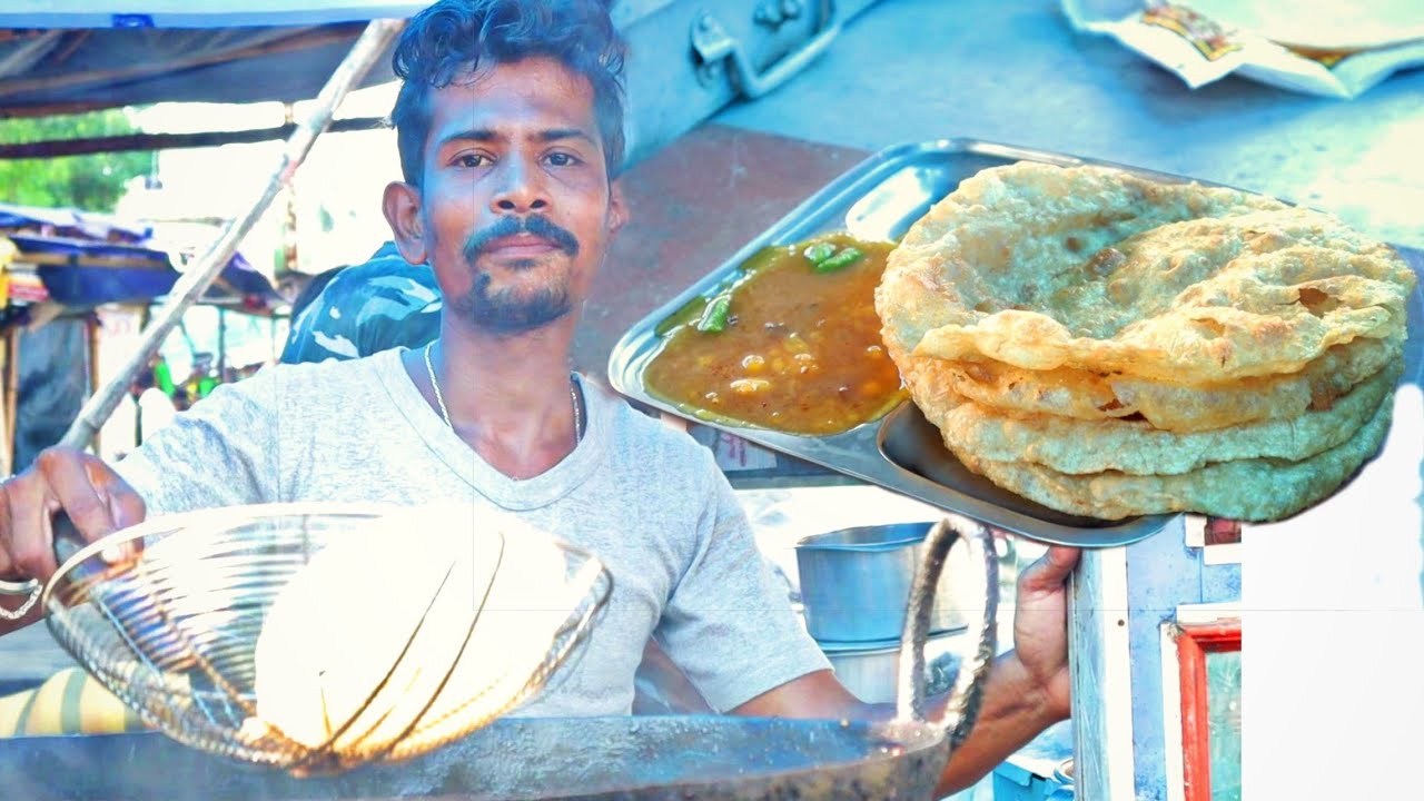 Baripada's Biggest Puri Only@5 (0.068$) Street Food