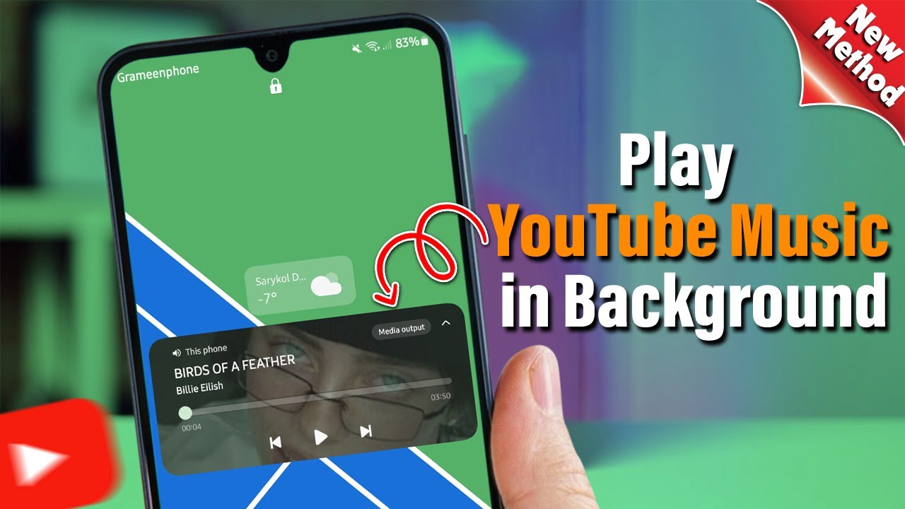 Play YouTube Music in Background Android FREE (ANY Android)