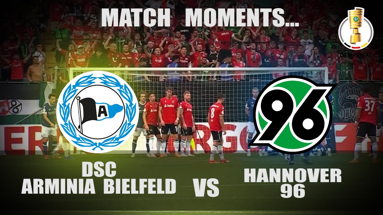 Arminia Bielefeld Upset Hannover 96 to Advance in DFB-Pokal | 2024/25 First-Round Highlights