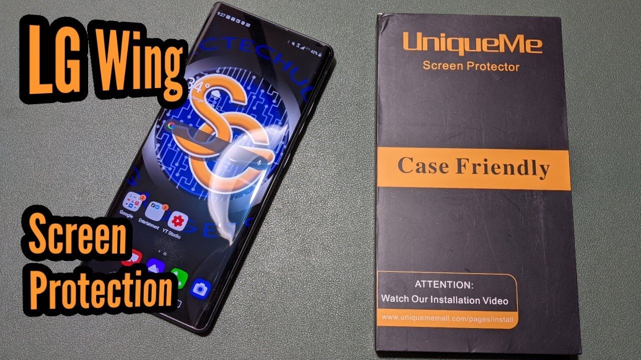 UniqueMe Screen Protector for the LG Wing