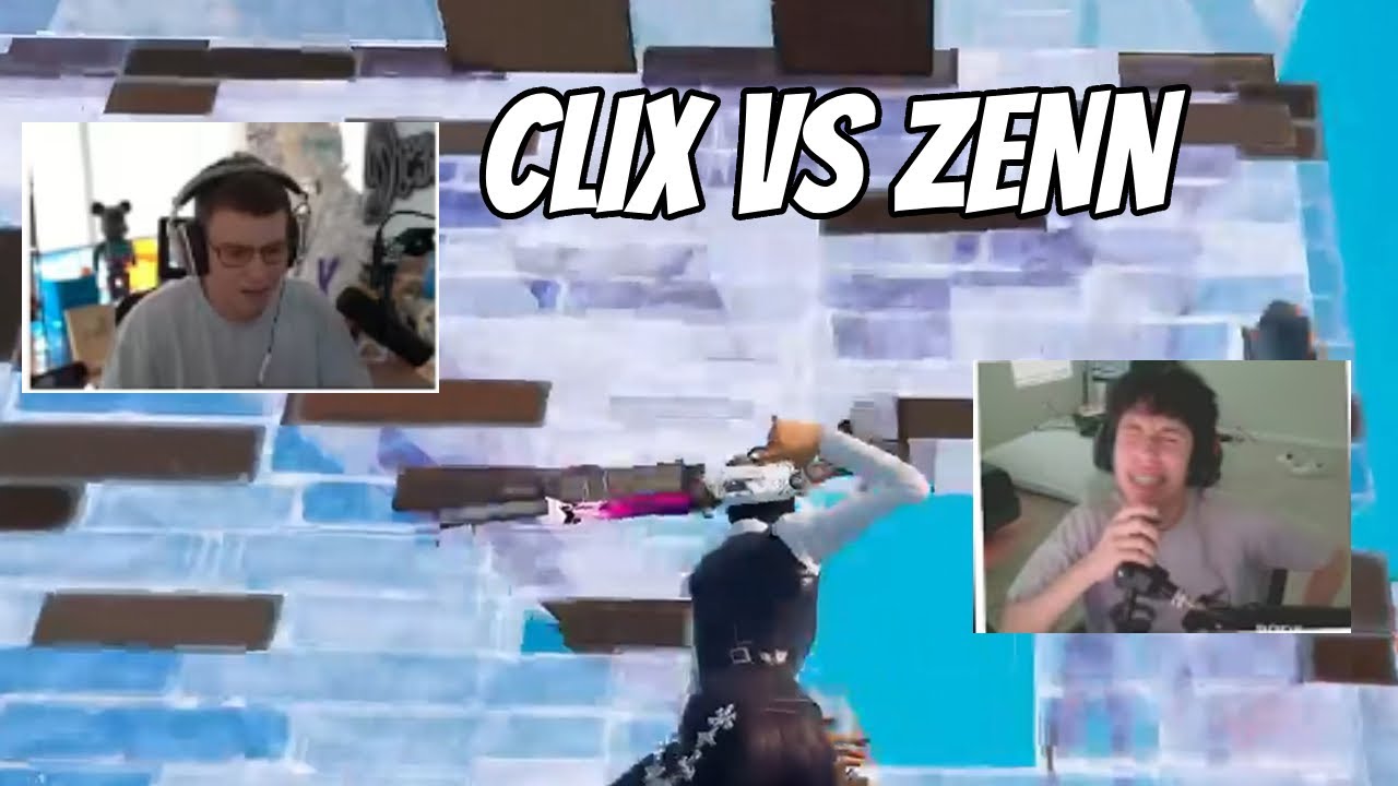 Clix Vs Zenn 1v1 Zone Wars