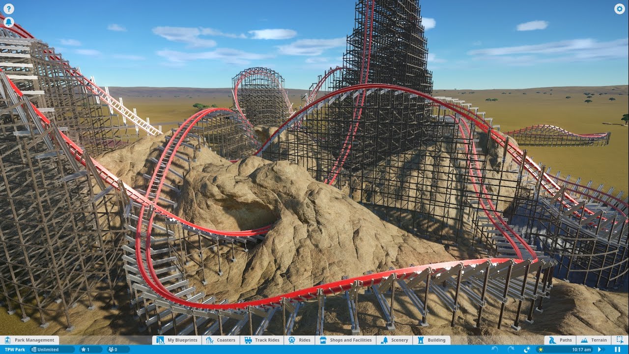 Let's Play Planet Coaster Episode 1 - RMC Hybrid Coaster