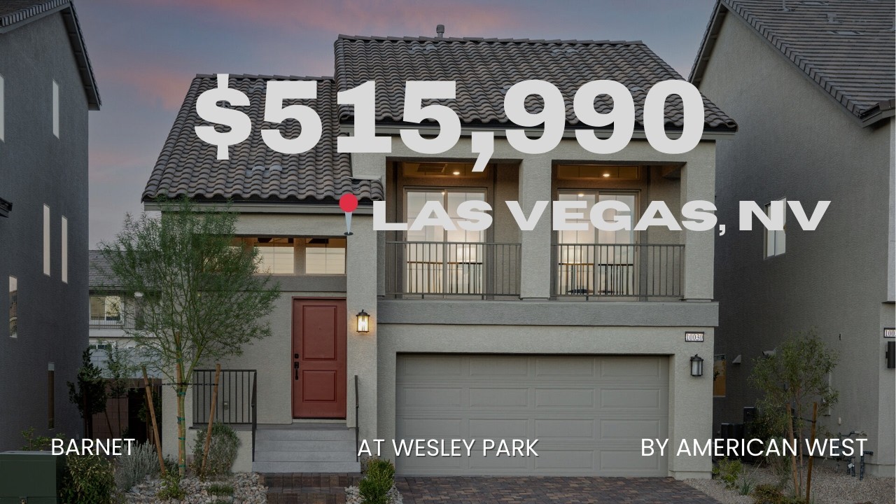 Barnet at Wesley Park by American West | Southwest | Las Vegas FULL HOME TOUR!!
