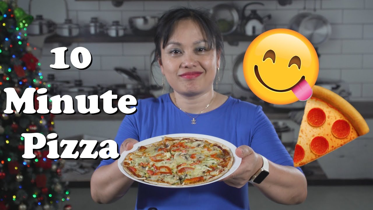 HOW TO MAKE HEALTHY PIZZA IN 10 MINUTES