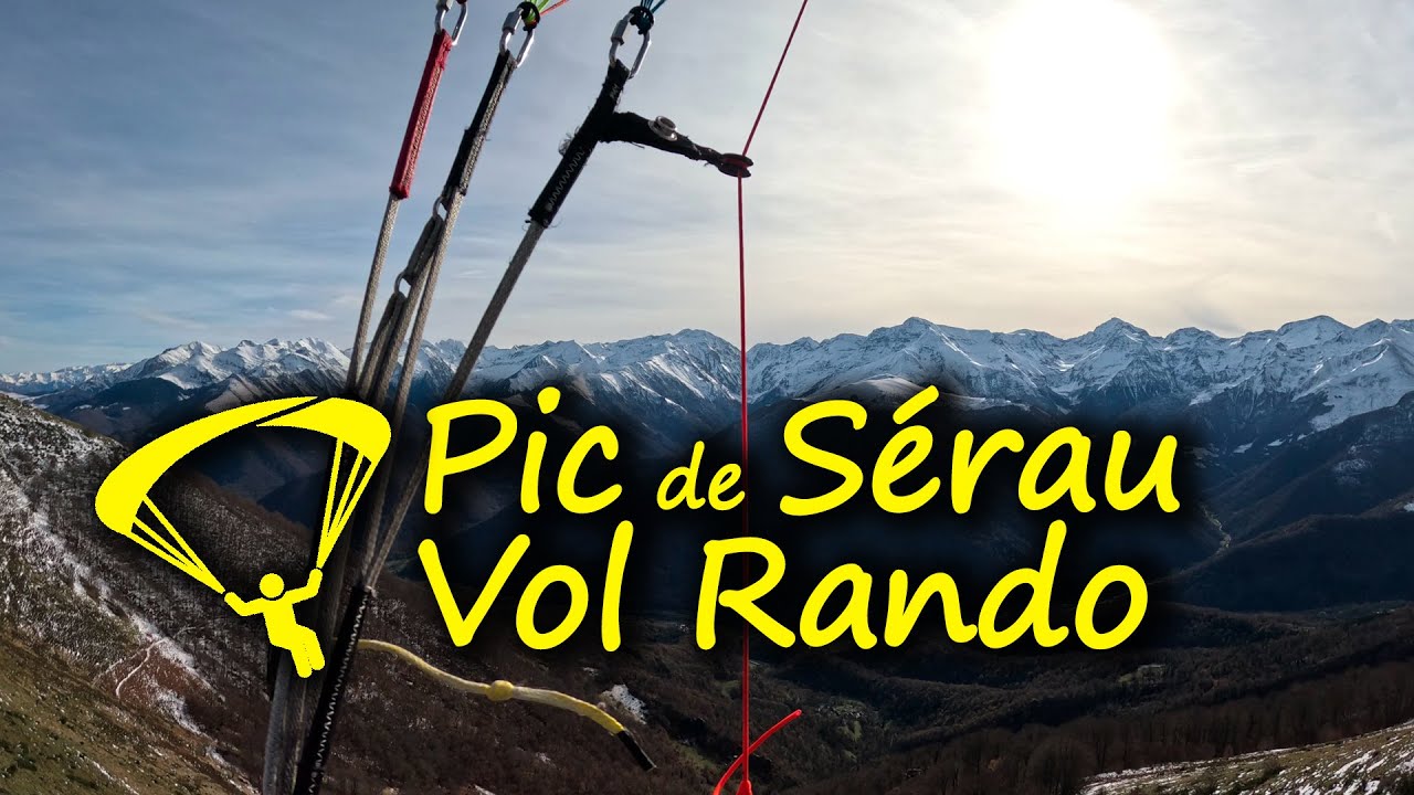Vol Rando au Pic de Sérau #paragliding #pyrenees #ariège
