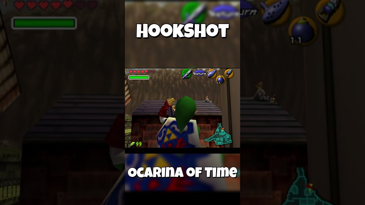 Ocarina of Time | Hookshot #cjbmxt #zelda #zeldaoot #ocarinaoftime