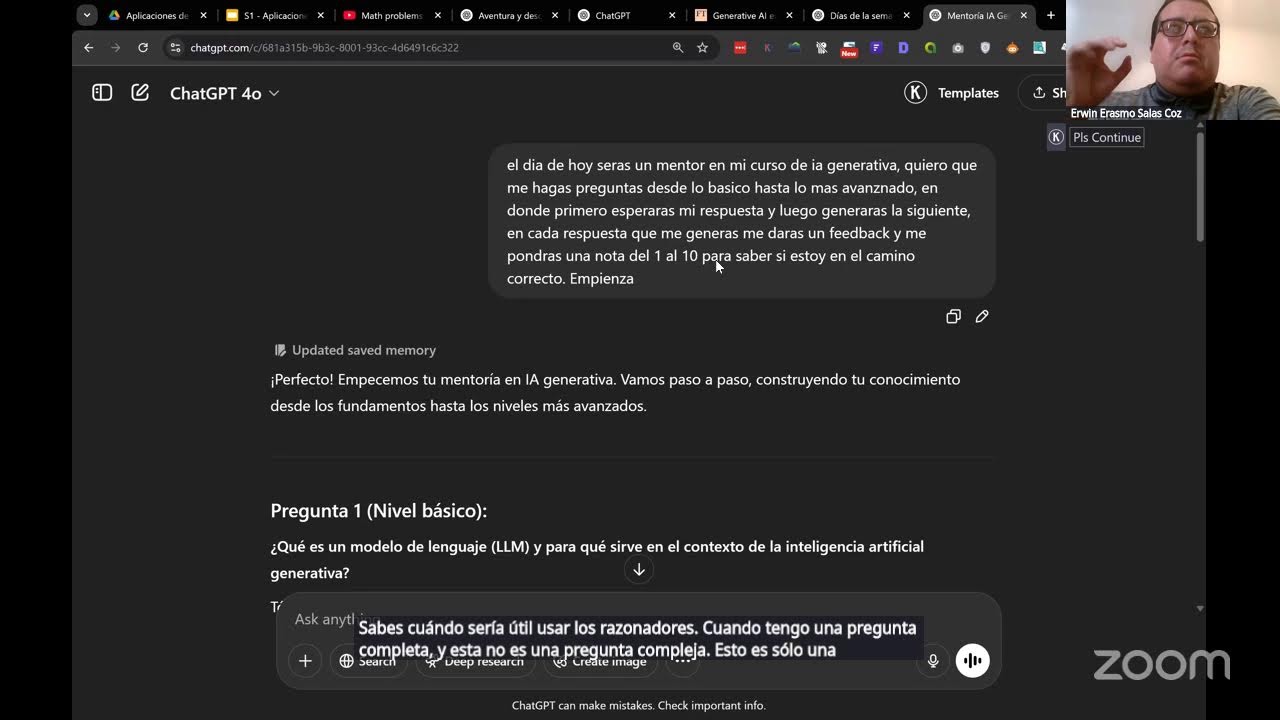 Aplicaciones de inteligencia artificial para universitarios Sesión 01