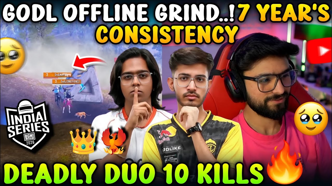 SPOWER ADMINO DUO 🔥 10 KILLS 💀 GODL OFFLINE GRIND 🤫 LOLZZZ REACT ON 7 YEARS COMPLETE ✅ ON YOUTUBE 😊