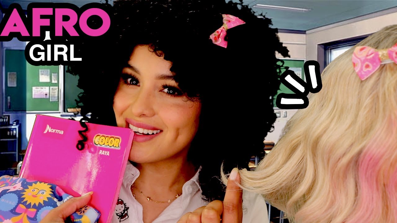 📚La MORRA del CABELLO CHINO 🤤 (AFRO) 😍 JUEGA con TU CABELLO LACIO I Ges ASMR