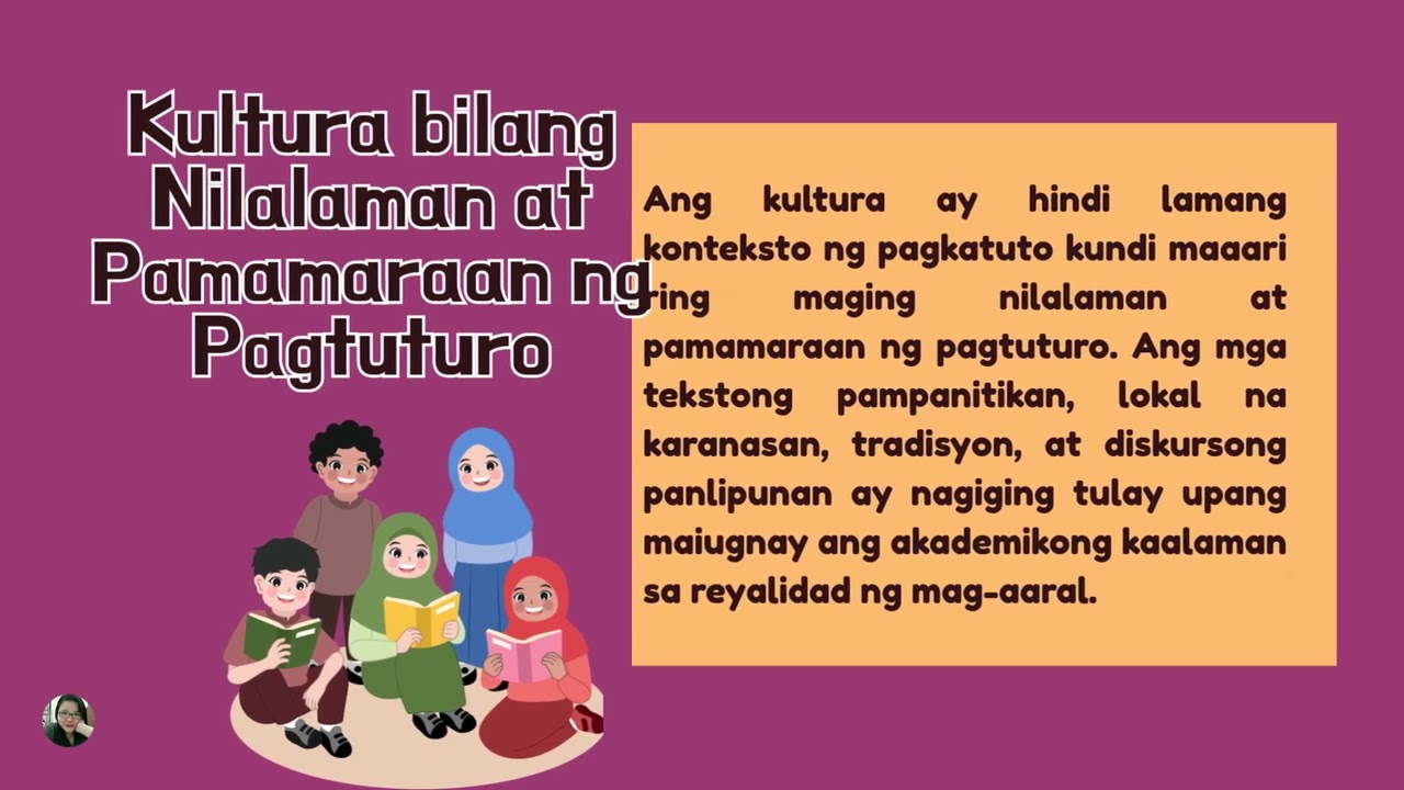 Sosyo kultural na Salik sa Pagkatuto