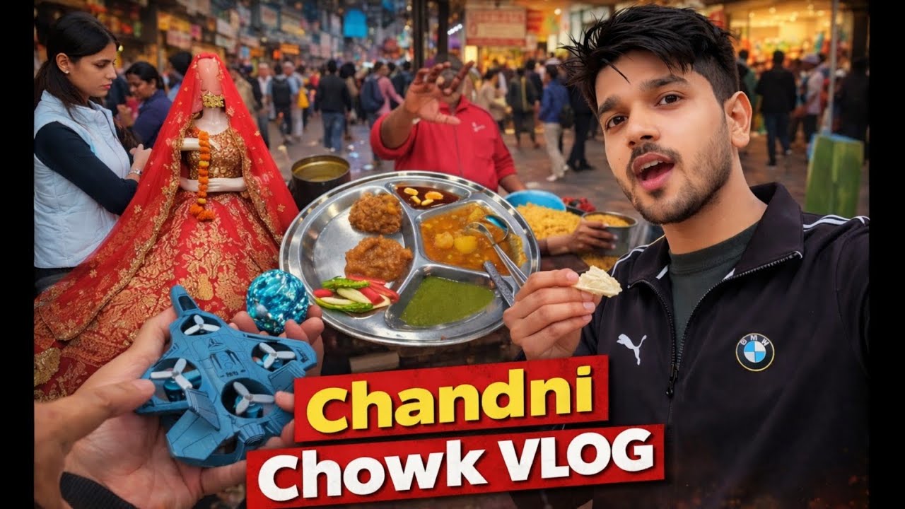 Chandni Chowk Vlog 😱 | Street Food, Shopping & Full Market Tour | Delhi Vlog | adeelvlog94 
