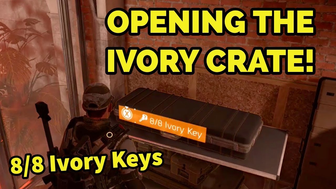 The Division 2 - OPENING THE IVORY CRATE!