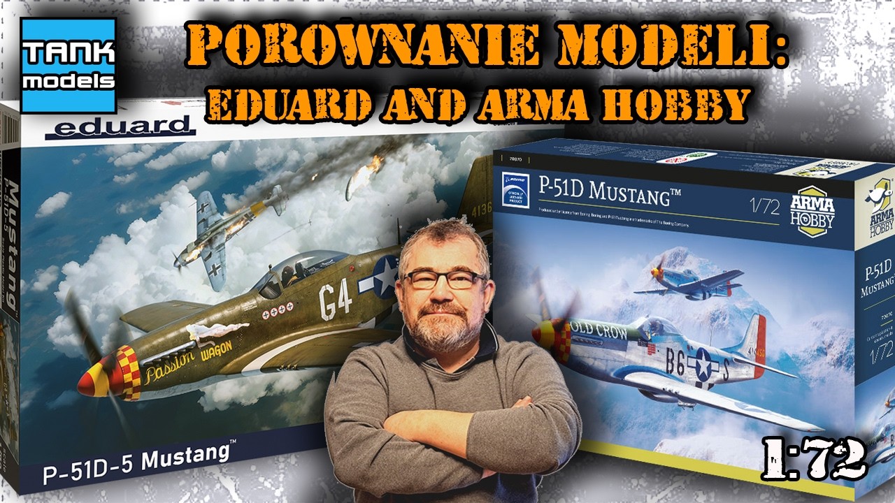 PORÓWNANIE MODELI: NAA P-51D EDUARD and ARMA HOBBY