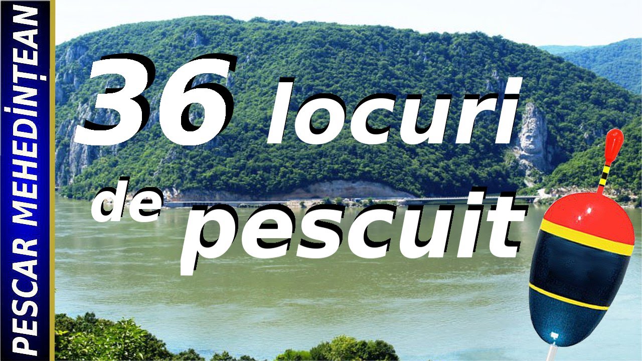 Locuri de pescuit in Mehedinti