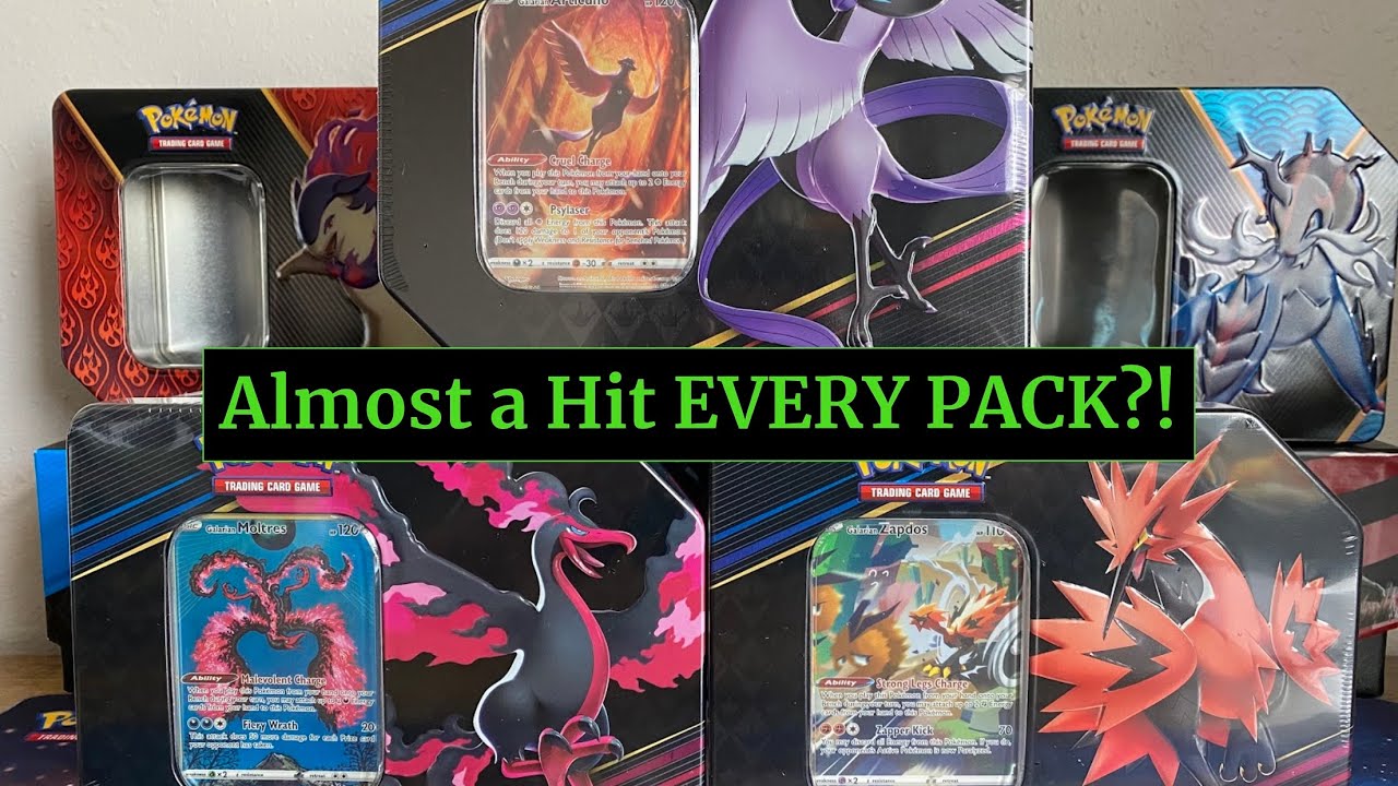 *NEW & EARLY Crown Zenith Tins Opening Feat. Galarian Bird Trio!