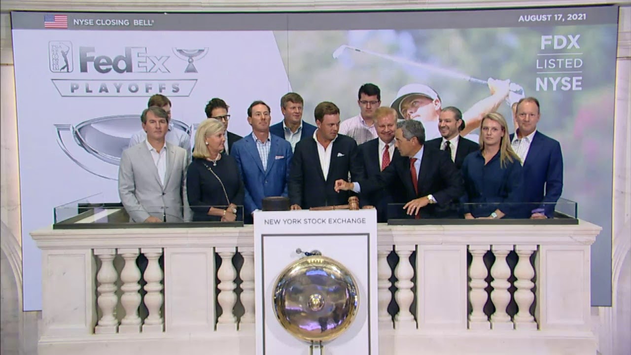 PGA TOUR Player Keith Mitchell and FedEx (NYSE: FDX) Ring The Closing Bell&reg;