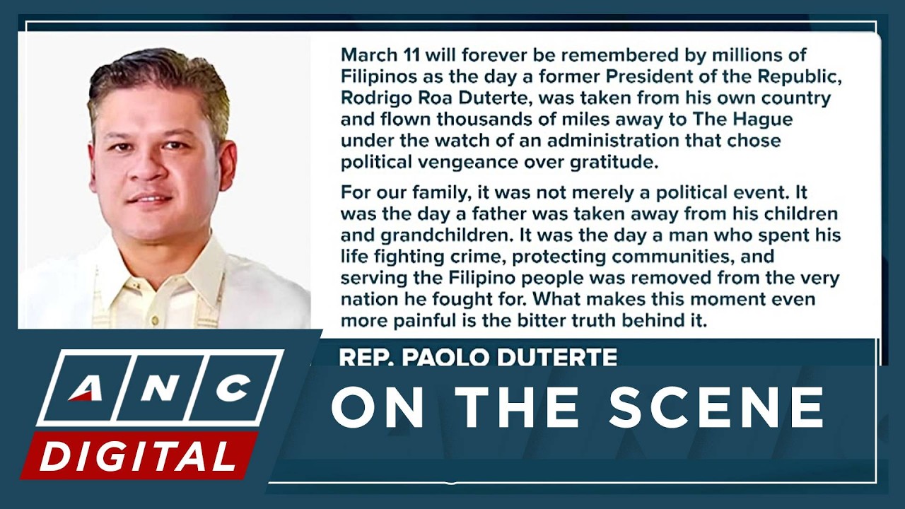 Pulong Duterte: Ex-president taken from children, grandchildren, country | ANC