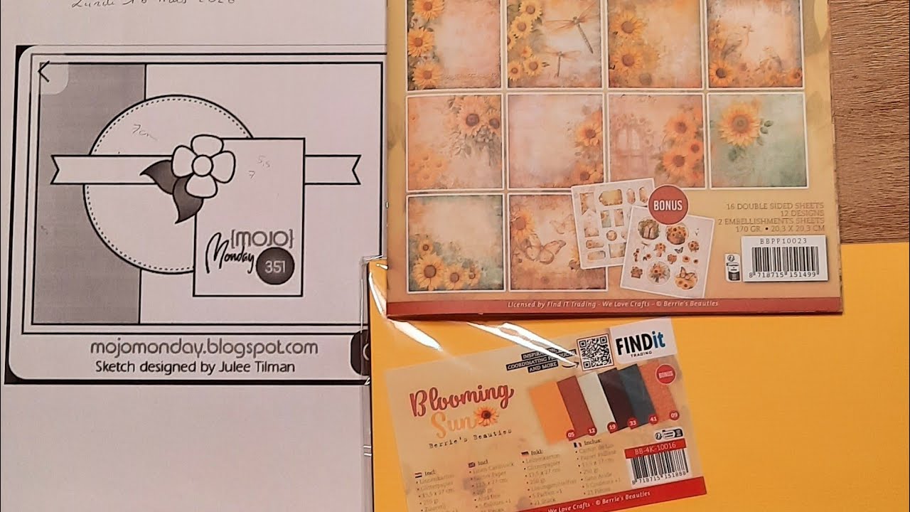 DÉFI Carte Sketch avec Scrap Sweet 