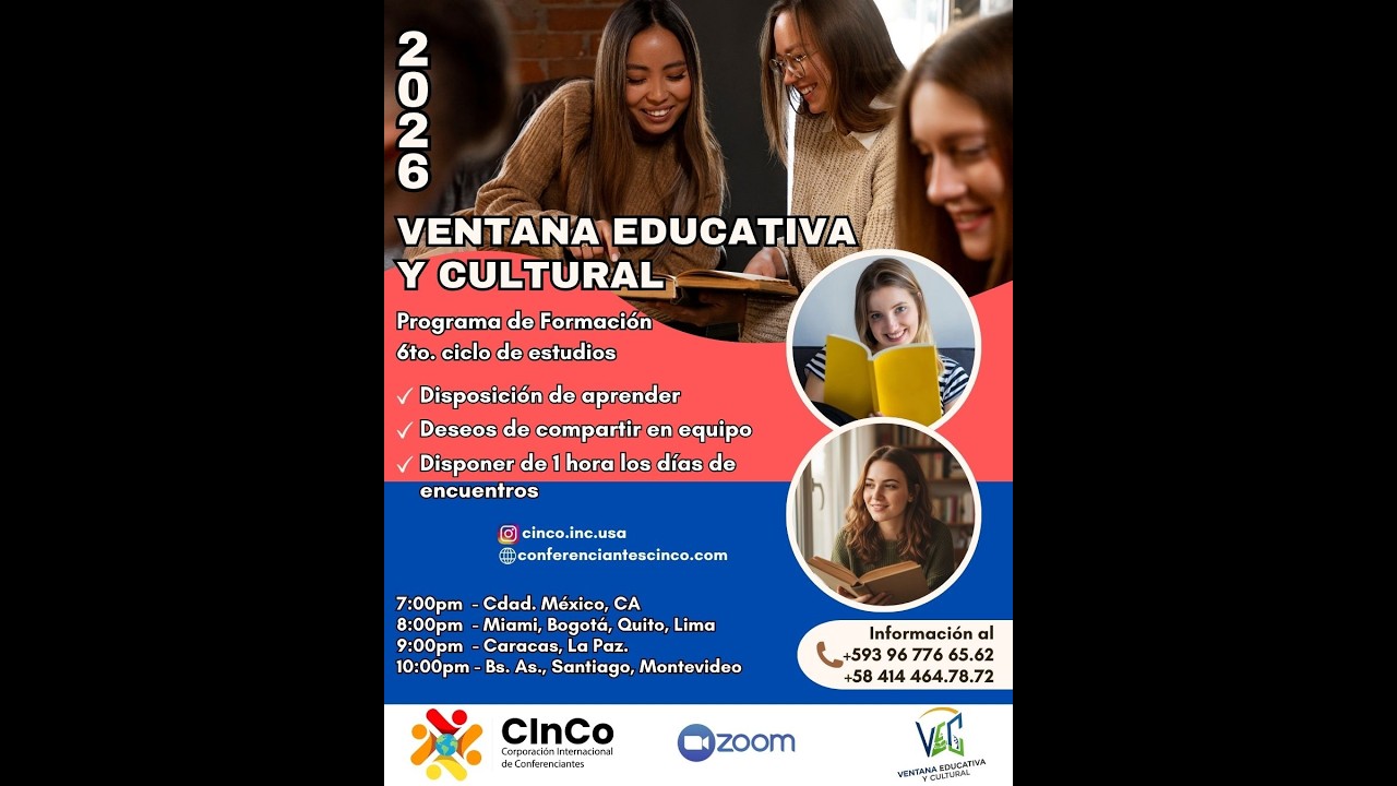 CICLO N° 6 - GRABACIÓN CLASE 6 - VENTANA EDUCATIVA Y CULTURAL. February 2, 2026.