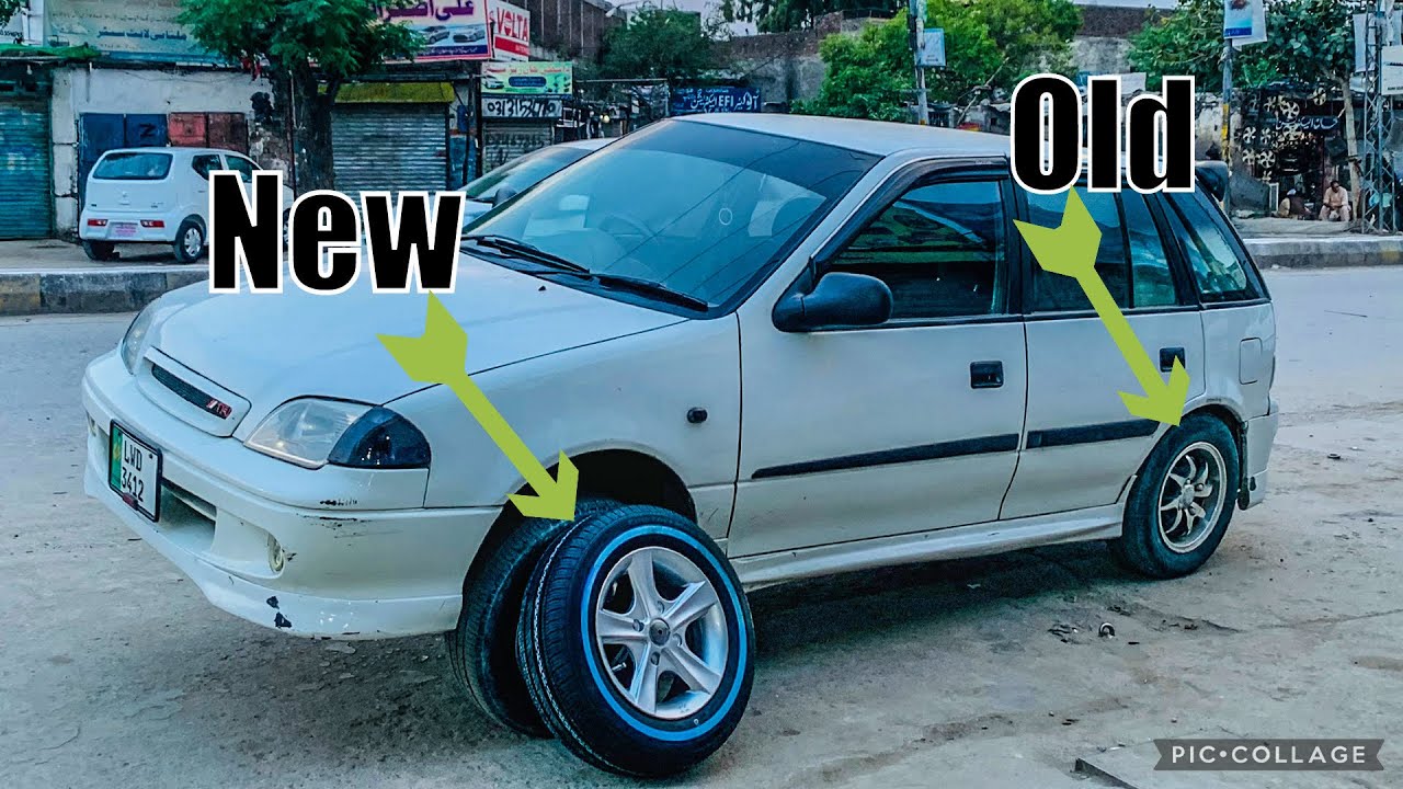 New Rims And Tyres Installed In Cultus