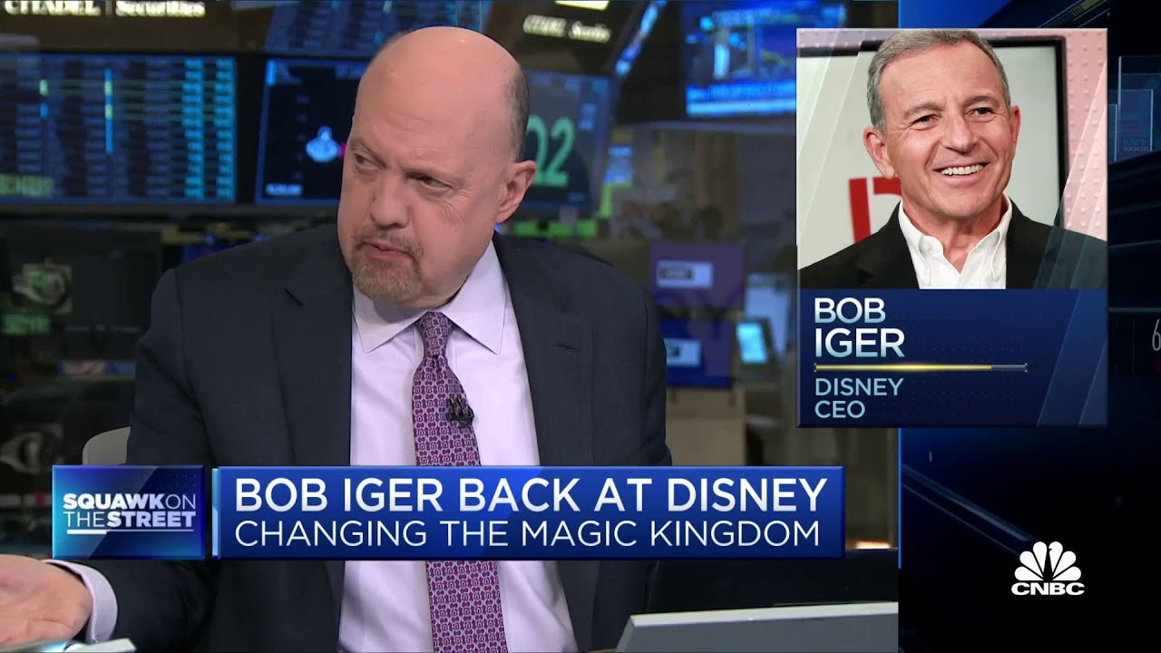 Jim Cramer weighs in on Bob Iger's first moves as returning Disney CEO