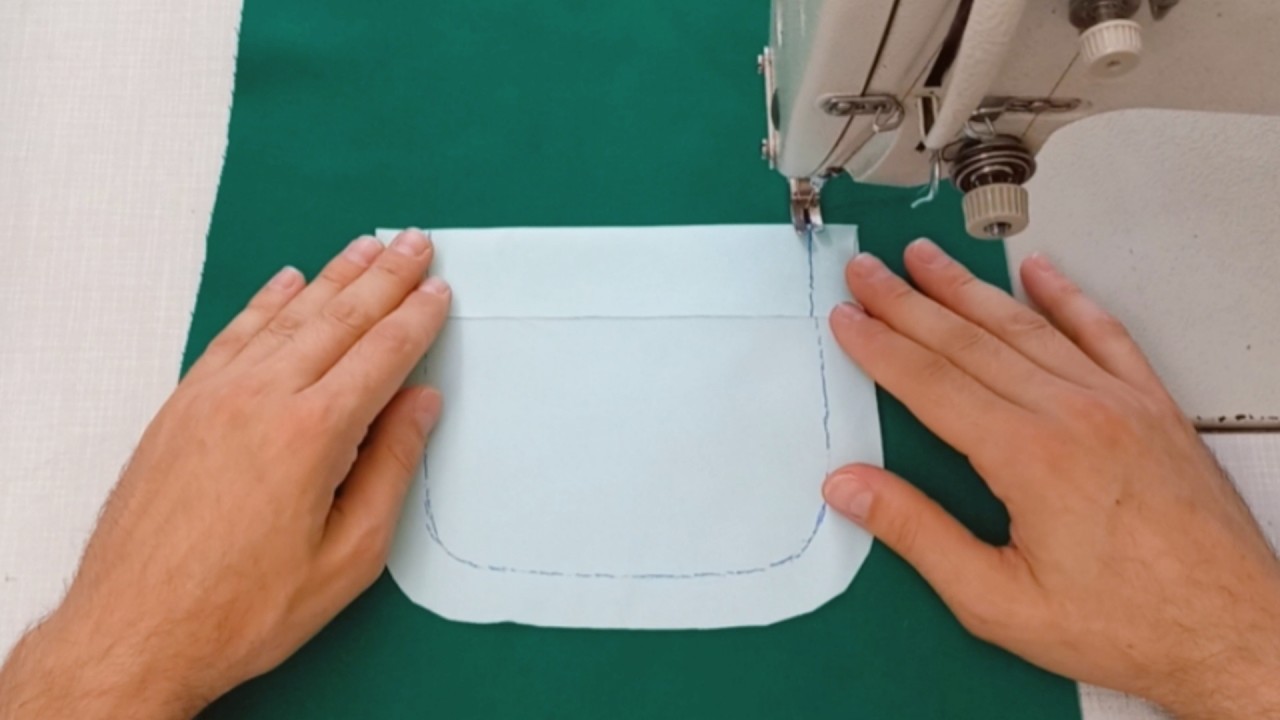 Sewing the Magic Pocket. This is the best thing I learned from my grandmother
