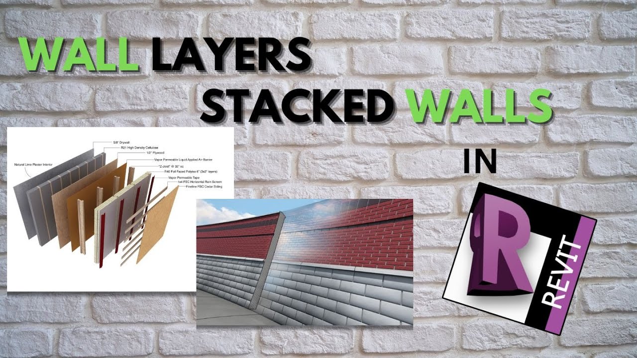 wall layers & stacked walls-REVIT learning series03