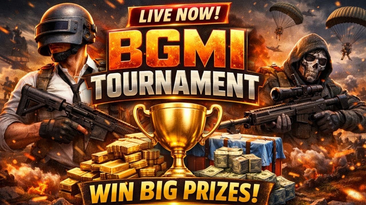 BGMI Live Tournament | Big Prize Pool 💰 Join Now | CRC GAMING YT