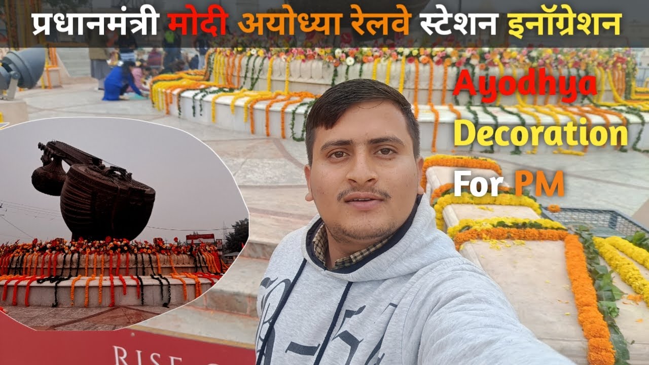 Ayodhya Railway Station And Ayodhya Airport Decoration | PM Modi Ayodhya Visit Full Information Vlog