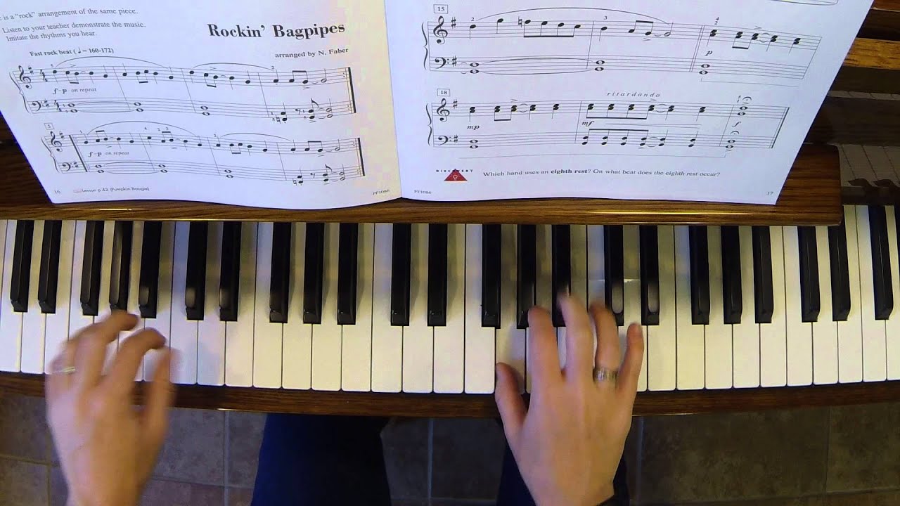 Rockin' Bagpipes- Piano Adventures/2B/Performance Book
