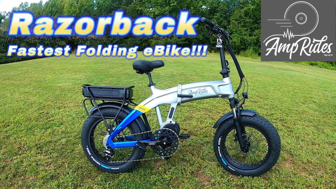 Amp Rides Razorback — самый быстрый складной электровелосипед