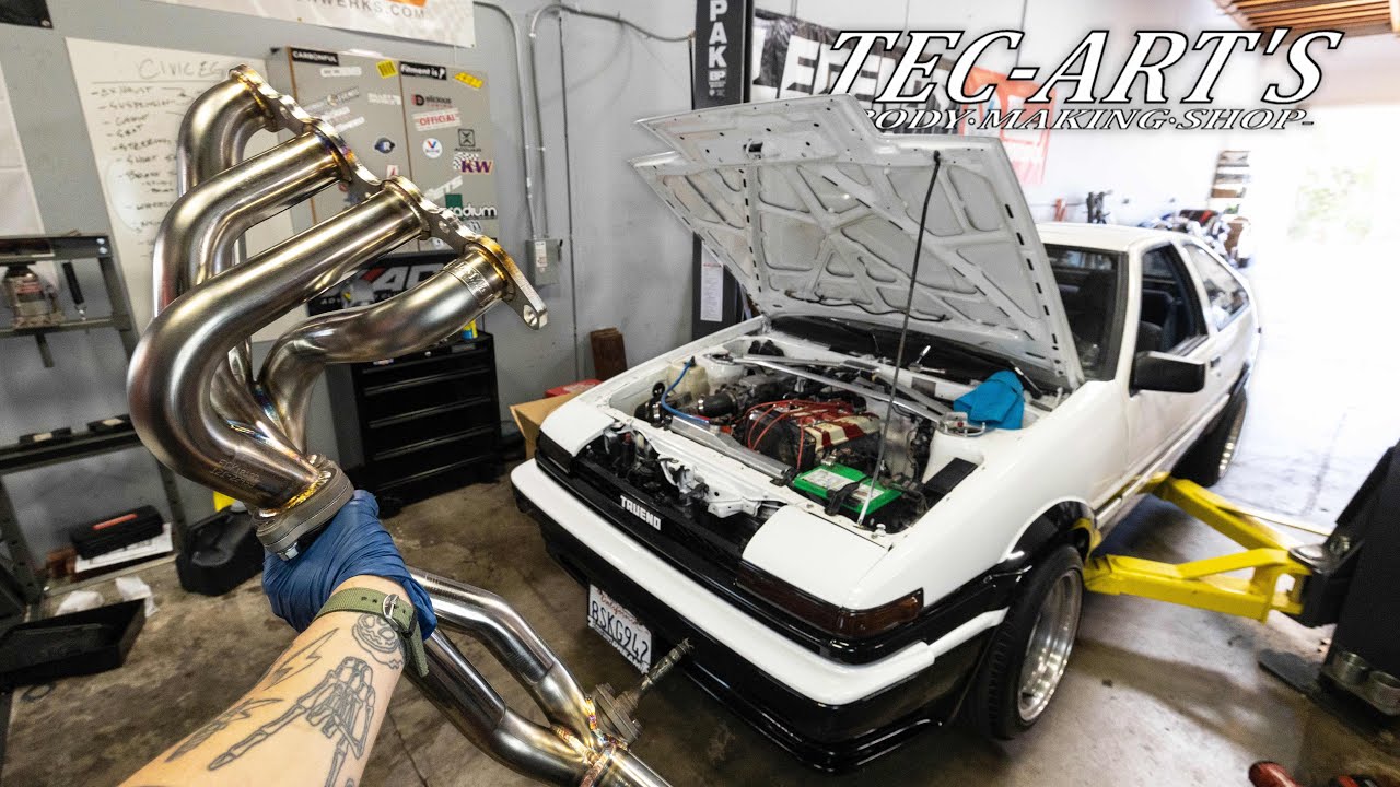 This Was a Disaster... | AE86 JDM Header Install